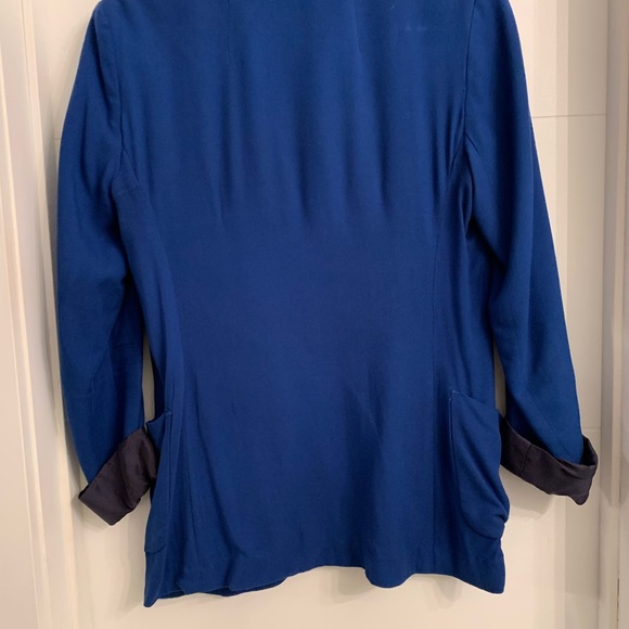 Talula Blue Blazer Size 2 - Picture 3 of 4